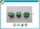 Neigung 5.0mm PWB-Schraubklemme-Klemmenblock-Verbindungsstück 2 grüne Farbe PIN