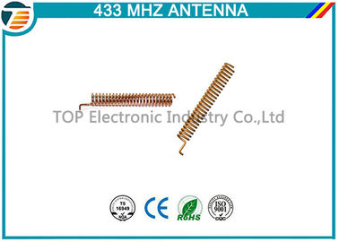 Spulen-Fassbinder-Antenne des schraubenartigen Frühlings-433Mhz mit rechtwinkligem Verbindungsstück, dbi 2 innere interne Art Antenne