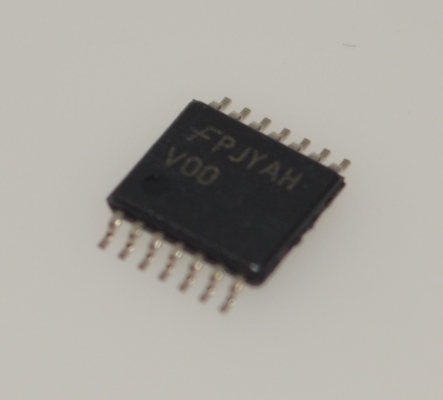 74VHC00MTCX 2-5.5V Quad 2-Input NAND Gate mit Hochgeschwindigkeits-5,5V Toleranz CMOS Technologie 8mA Ausgangsantrieb Geräuscharm <10ns Verzögerung und kompakte TSSOP-14 Verpackung