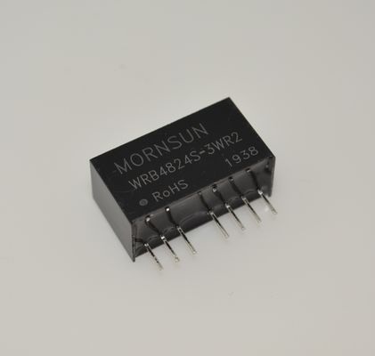 WRB4824S-3WR2 Fortgeschrittene 48V 2,4kW DIN Schienenstromversorgung Ultrabreite 85-264VAC Eingang 300% Spitzenleistung, aktive PFC Niedrigleckstrom -40°C bis +85°C Betrieb IP67 Schutz C1/C2 Immunität and 5G Ready