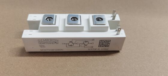 SKM75GB128DN 1200V, 75A Dual IGBT Modul Niedrig-VCE (sat) 1,9V Schnellschaltanlage Integrierte Diode 10μs SC Kapazität SEMITOP2 Paket Press-Fit Pins UL-zertifiziert für Antriebe und Inverter