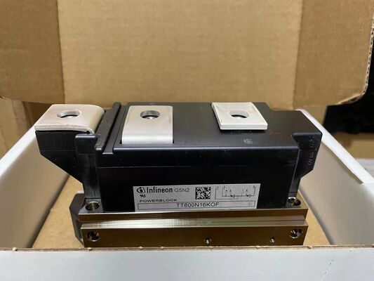 TT600N16KOF 1600V 600A Dual Thyristor Modul Niedrig VF 1.32V Hochspannung 21kA Druckkontakttechnologie Isolierte Basisplatte Gräben Tor UL Zertifiziert für weiche Starter und Berichterstatter