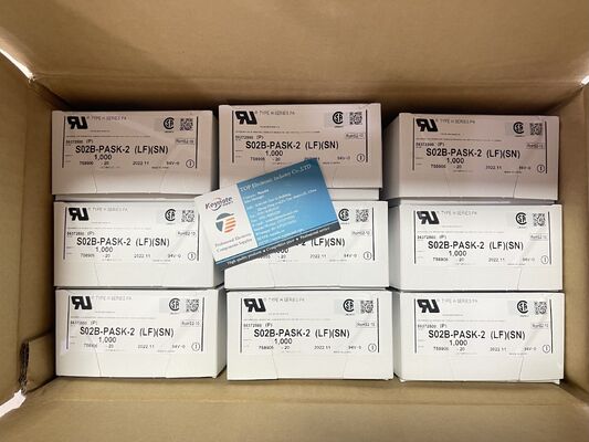 S02B-PASK-2 2 Position 2,0mm Pitch Header PA Serie Top Entry Through Hole Zinnbeschichtung 3A Nennstrom 100V AC für Wire-to-Board und Kompakt-Elektronik