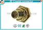 Female Bulkhead Coaxial Connector  50 Ohms for 1.13mm / 1.32mm / 1.37mm Cable