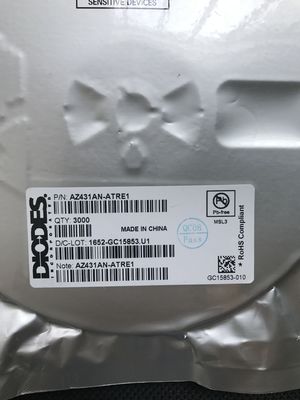 AZ431AN-ATRE1: Hochpräzisions-Shunt-Regulator, 1,24V-18V verstellbar, geringe Temperaturverschiebung, 0,5% Toleranz, SOT-23 Paket, breiter Betriebsbereich (-40 °C bis +125 °C), geringer Ausgangslärm, kostengünstig