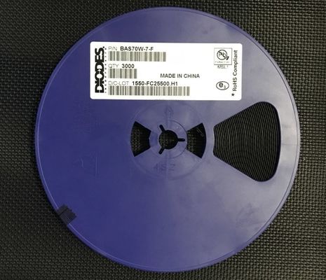 BAS70W-7-F Dual-Serie Schottky Diode 70V Umspannung 200mA Vorwärtsstrom Niedrig VF and Leckage SOT-323 Paket Hochgeschwindigkeitsschalter Ideal für Schutz and HF-Schaltkreise