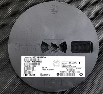 BAT54M3T5G Schottky-Diode der Doppelreihe 30V Umspannung 200mA Vorwärtsstrom Niedrigstrom 0,32V VF SOT-723 Ultra-Miniaturpaket Hochgeschwindigkeitsschalter ideal für tragbare und Automobilelektronik