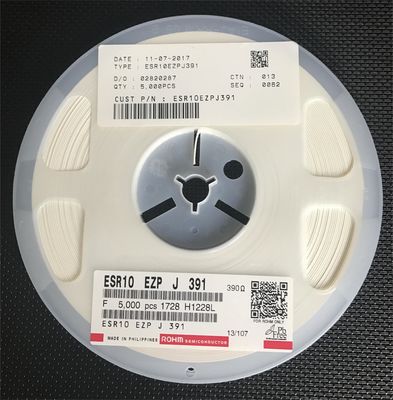 ESR10EZPJ391 390Ω 1W Stromempfindungswiderstand ±5% Toleranz 100ppm/°C TCR 0805 Paket Niedrig ESL/ESR AEC-Q200 Qualifiziert für Automobil- und Industrieanwendungen
