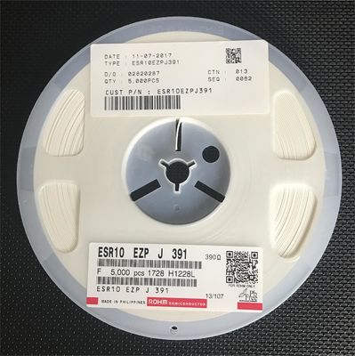 ESR10EZPJ391 390Ω 1W Stromempfindungswiderstand ±5% Toleranz 100ppm/°C TCR 0805 Paket Niedrig ESL/ESR AEC-Q200 Qualifiziert für Automobil- und Industrieanwendungen
