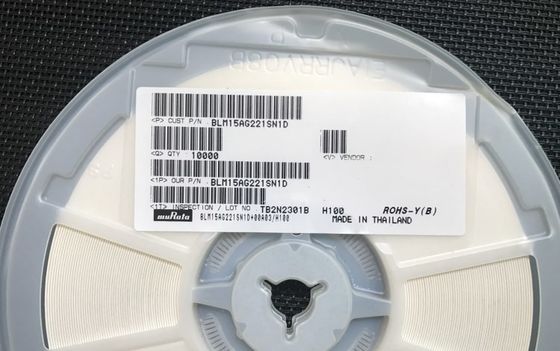 BLM15AG221SN1D 220Ω Ferritperle 0402 (1005 Metric) 1A Nennstrom Hohe Impedanz@100MHz, Weite Temperatur von -55°C bis +125°C AEC-Q200
