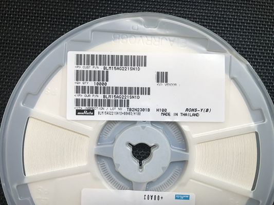BLM15AG221SN1D 220Ω Ferritperle 0402 (1005 Metric) 1A Nennstrom Hohe Impedanz@100MHz, Weite Temperatur von -55°C bis +125°C AEC-Q200