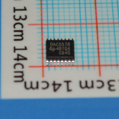 DAC5578SPWR 8-Ch 8-Bit DAC I2C Schnittstelle 2,7-5,5 V, Niedrige Leistung 0,4 mA, ±1LSB INL TSSOP-16 -40 °C bis +105 °C