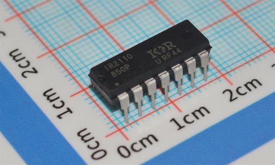 IR2110PBF Integrierter Schaltkreis 600V High-Low-Treiber 2A Spitzenstrom 10V-20V Logik 500ns Anstiegszeit Gehäuse / Gehäuse 14-DIP (0.300", 7.62mm) -40°C bis +125°C