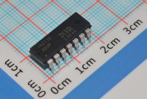 IR2110PBF Integrierter Schaltkreis 600V High-Low-Treiber 2A Spitzenstrom 10V-20V Logik 500ns Anstiegszeit Gehäuse / Gehäuse 14-DIP (0.300", 7.62mm) -40°C bis +125°C
