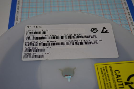 SIT8002AC-13-33E-50.00000T 50MHz MEMS Oszillator ±50ppm Stabilität 1,8-3,3V Versorgung 2,5mA Niedrige Leistung LVPECL Ausgang -40°C bis +85°C AEC-Q100 Qualifiziert