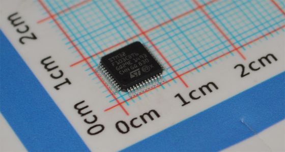 STM32F103CBT6 72MHz Cortex-M3 MCU 128KB Flash 20KB RAM 2x12-Bit ADC 3xUSART USB/CAN LQFP-48 2,0-3,6V -40°C bis +85°C Industriequalität
