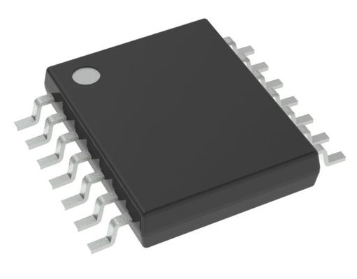 TLC374CPWR Quad CMOS Comparator 2μs Reaktion 2,7-16V Versorgung 1mV Offset Push-Pull Ausgang TSSOP-14 -40°C bis +125°C Industrielle Qualität