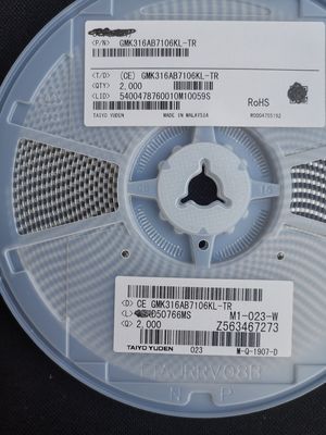 GMK316AB7106KL-TR 10μF 16V MLCC X5R 1206 ±10% Tol Niedriges ESR von -55°C bis +85°C AEC-Q200
