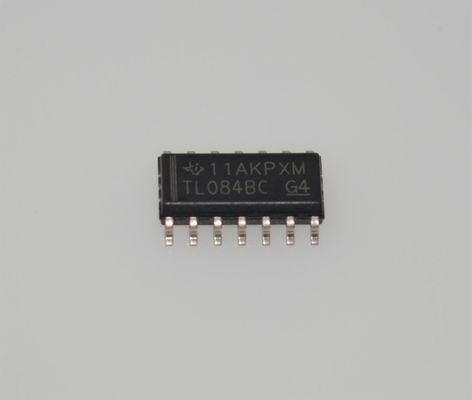 TL084BCDR Quad JFET-Input Op Amp 4MHz Bandbreite 13V/μs Slew Rate ±18V Versorgung 3pA Input Bias SOIC-14 -40°C bis +125°C