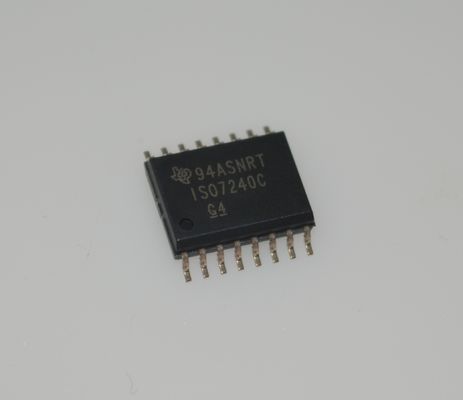 ISO7240CDWR 4-Kanal-Digitalisolator mit 100Mbps-Geschwindigkeit Hohe CMTI (50kV/μs) Breiter Versorgungsbereich (3V-5.5V) Niedrige Leistung Robuster ESD-Schutz and SOIC-16 Paket