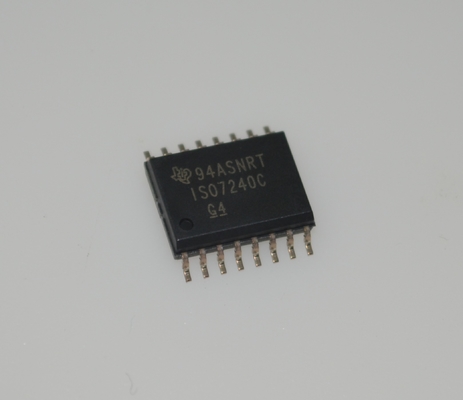 ISO7240CDWR 4-Kanal-Digitalisolator mit 100Mbps-Geschwindigkeit Hohe CMTI (50kV/μs) Breiter Versorgungsbereich (3V-5.5V) Niedrige Leistung Robuster ESD-Schutz & SOIC-16 Paket