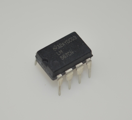 LM567CN Tone Decoder/Lock Detector IC mit programmierbarer Frequenz (0,01Hz-500kHz), hoher Geräuschdichtigkeit 20mA Ausgangssink Breiter Versorgungsbereich (4.75V-9V) DIP-8 Paket