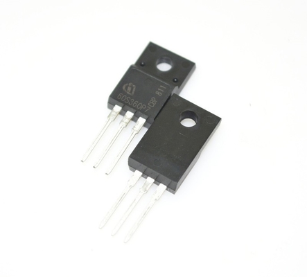 IPA60R360P7SXKSA1 600V CoolMOSTM 360mΩ RDS ((on) 11A Strom-Ultra-niedrige Schaltverluste hohe Effizienz robuster ESD-Schutz TO-220 Paket für SMPS und industrielle Anwendungen