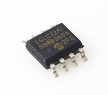 24LC32A-I/SN 32K I2C EEPROM 400 kHz Geschwindigkeit 1M Schreibzyklen 2,5-5,5V Bereich 64-Byte-Seite Industriequalität Geringe Leistung RoHS-konform Kompaktes SOIC-8-Gehäuse