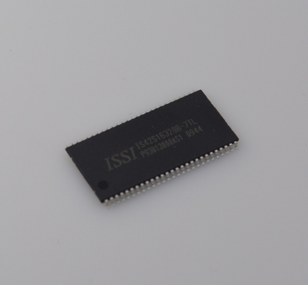 IS42S16320B-7TL SDRAM 64Mb Dichte 166MHz Geschwindigkeit 3,3V Betrieb 16Mx16 Organisation LVTTL-Schnittstelle Industrielle Temperatur (-40°C~85°C) Kompaktes TSOP-II Gehäuse Hohe Zuverlässigkeit