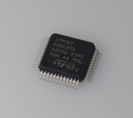 STM32F030C8T6 48MHz Cortex-M0 MCU 64KB Flash 8KB RAM 12-Bit ADC Low-Cost 5V Toleranz 37 GPIOs and Wide Temp Range für robuste eingebettete Designs