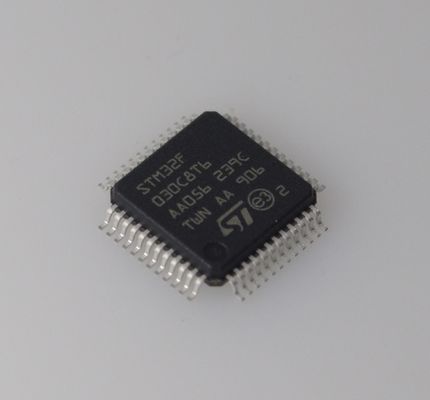 STM32F030C8T6 48MHz Cortex-M0 MCU 64KB Flash 8KB RAM 12-Bit ADC Low-Cost 5V Toleranz 37 GPIOs and Wide Temp Range für robuste eingebettete Designs