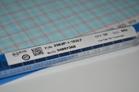3362P-1-102LF Trimpot 1kΩ 10-Turn Präzision Potentiometer ±10% Toleranz Durch-Loch-Mount Cermet-Element Zuverlässige Einstellbarkeit Ideal für Kalibrierung and Schaltkreis Tuning