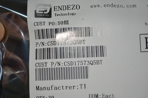CSD17573Q5BT 40V N-Kanal NexFETTM MOSFET mit 1,7mΩ RDS ((on) 75A Strom 175°C Nennwert niedrig Qg 5mm×6mm SON Paket AEC-Q101 Qualifiziertes und bleifreies Design