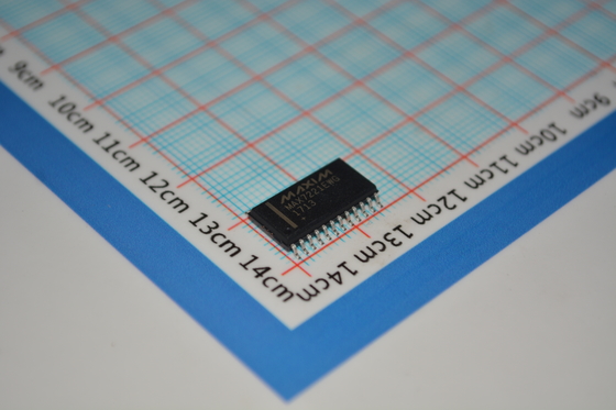 MAX7221EWG+T 8-stelliger LED-Anzeigetreiber mit SPI-Schnittstelle, 10 MHz serielle Datenrate, 2,7 V - 5,5 V Betrieb, individuelle LED-Steuerung und 24-Pin Wide SOIC-Gehäuse