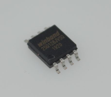 W25Q128JVSIQ 128Mb (16MB) SPI NOR Flash mit Quad/DUAL I/O 133MHz Taktrate 4KB Uniform Sektor and 256B Seiten Merkmale Flexible Architektur Hohe Leistung und Geringer Stromverbrauch