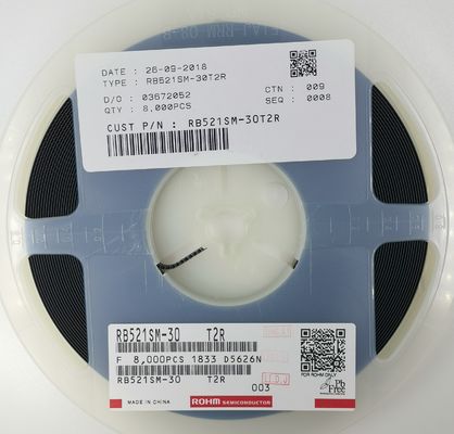 RB521SM-30 30V 200mA Schottky-Diode mit Ultra-Low-VF-Hochgeschwindigkeitsschalterung AEC-Q101 SOD-523 Halogenfreier Umkehrpolaritätsschutz für Automobilelektronik