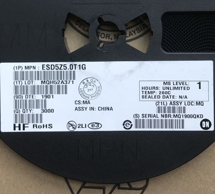 Schützen Sie Hochgeschwindigkeits-Datenleitungen mit dem ESD5Z3.3T1G 3,3V Uni-Direktionalen Klemm-Ultra-Low-Kapazitäts- und Sub-Nanosekunden-Ansprechverhalten in einem Miniatur-SOD-523-Gehäuse