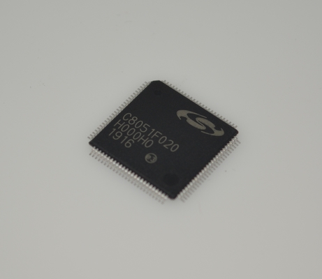 C8051F020-GQR Hochgeschwindigkeits-25-MIPS-8052-Kern, 64 KB In-System-Flash, 4,5 KB RAM, 12-Bit-ADC, duale 12-Bit-DACs, 64-Pin-LQFP, industrieller Temperaturbereich, umfangreiches Peripherie-Set