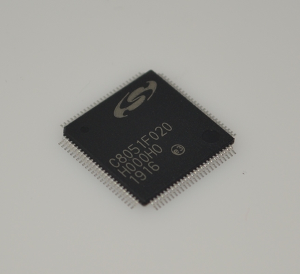 C8051F020-GQR Hochgeschwindigkeits-25-MIPS-8052-Kern, 64 KB In-System-Flash, 4,5 KB RAM, 12-Bit-ADC, duale 12-Bit-DACs, 64-Pin-LQFP, industrieller Temperaturbereich, umfangreiches Peripherie-Set