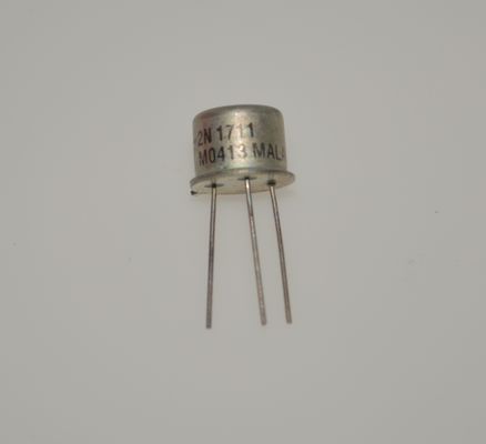 2N1711 NPN Transistor 50V/600mA 100MHz Frequenz Niedrige Sättigung Spannung Hohe Beta TO-39 Metallverpackung Industrie-Temperaturbereich Zuverlässiges Schalten Allzweckverstärkung