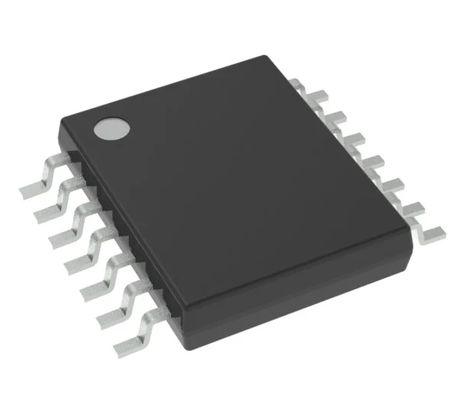 SN74LVC14APWR 6-Kanal Schmitt-Trigger-Inverter mit 1,65-5,5V breitem VCC, 10ns max. tp, 0,5μA niedrigem ICC, ±24mA Ausgangstreiber, HBM ESD-Schutz, TSSOP-14-Gehäuse and -40°C bis +125°C Bewertung