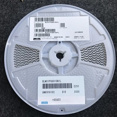 BLM31PG601SN1L 600V/3A Leistungsinduktor mit niedrigem 16mΩ DCR Hochstrom überlegene Geräuschunterdrückung Weite Bandbreite von -55°C bis +150°C Bereich AEC-Q200 Stufe 1 fortgeschrittenes Material Stabil für Auto and Industrieanwendung