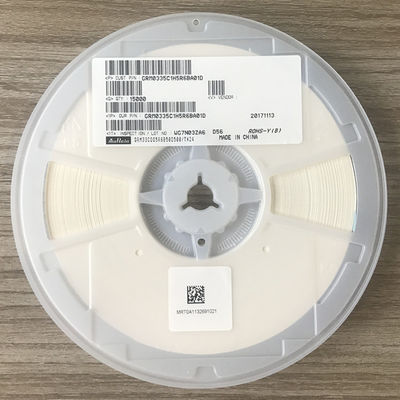 GRM0335C1H5R6BA01D 5.6pF ±0.1pF 0402 MLCC mit 50V C0G (NP0) Dielektrisch für höchste Stabilität hoher Q-Faktor ultra-niedriger Verlust Halogenfrei und Tape and Reel Verpackung für Automobilkreise