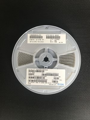 C3216JB1C476M160AB 47μF High-Capacitance MLCC 16V Rated Voltage X7S Dielectric 1206 Package 20% Tolerance High CV Density Stable Performance Ideal for Power Supply Decoupling