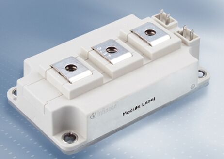 FF100R12KS4 1200V/100A 3-in-1 IGBT-Modul Integrierte Bremsschütze Niedrig-VCE (sat) Hochgeschwindigkeitsschalter mit niedrigem Verlust Eingebaute NTC isolierte Basisplatte für industrielle Antriebe und Solarumrichter