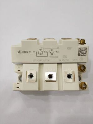 FF100R12RT4 1200V/100A 3-in-1 IGBT-Modul Integrierte Bremsschütze Niedrig VCE (sat) Hochgeschwindigkeitsschalterung Niedrigverlust Eingebaute NTC isolierte Basisplatte für industrielle Antriebe & UPS-Systeme