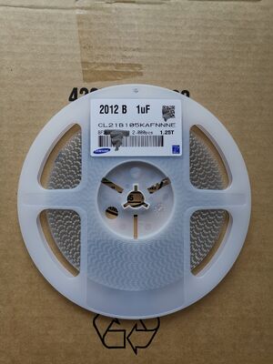 High-Capacitance 1µF X7R MLCC in 1206 Case 50V Rated Wide-Temperature Stability Low ESR/ESL High Ripple Handling Robust Performance for Power Filtering and Industrial Decoupling Applications