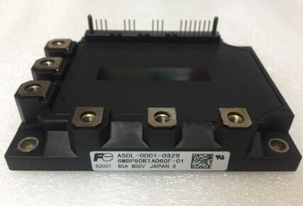 6MBP80RTA060F-01 600V 80A IPM-Modul mit integrierten IGBTs und HVIC-Treiber, geringe Verluste, hohe Zuverlässigkeit, eingebauter Schutz, kompaktes DIP-Gehäuse für Motorantriebe und USV