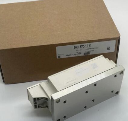 SKKH570/18E 1800V 570A Thyristor-Diode-Modul, doppelt seriell, verstärktes Gate, niedrige VF 1,44V, 19kA Stoßstrom, AlN-Keramiksockel, Druckkontakte, UL-zertifiziert für Sanftanlasser