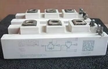 SKM75GB128DN 1200V, 75A Dual IGBT Modul Niedrig-VCE (sat) 1,9V Schnellschaltanlage Integrierte Diode 10μs SC Kapazität SEMITOP2 Paket Press-Fit Pins UL-zertifiziert für Antriebe und Inverter